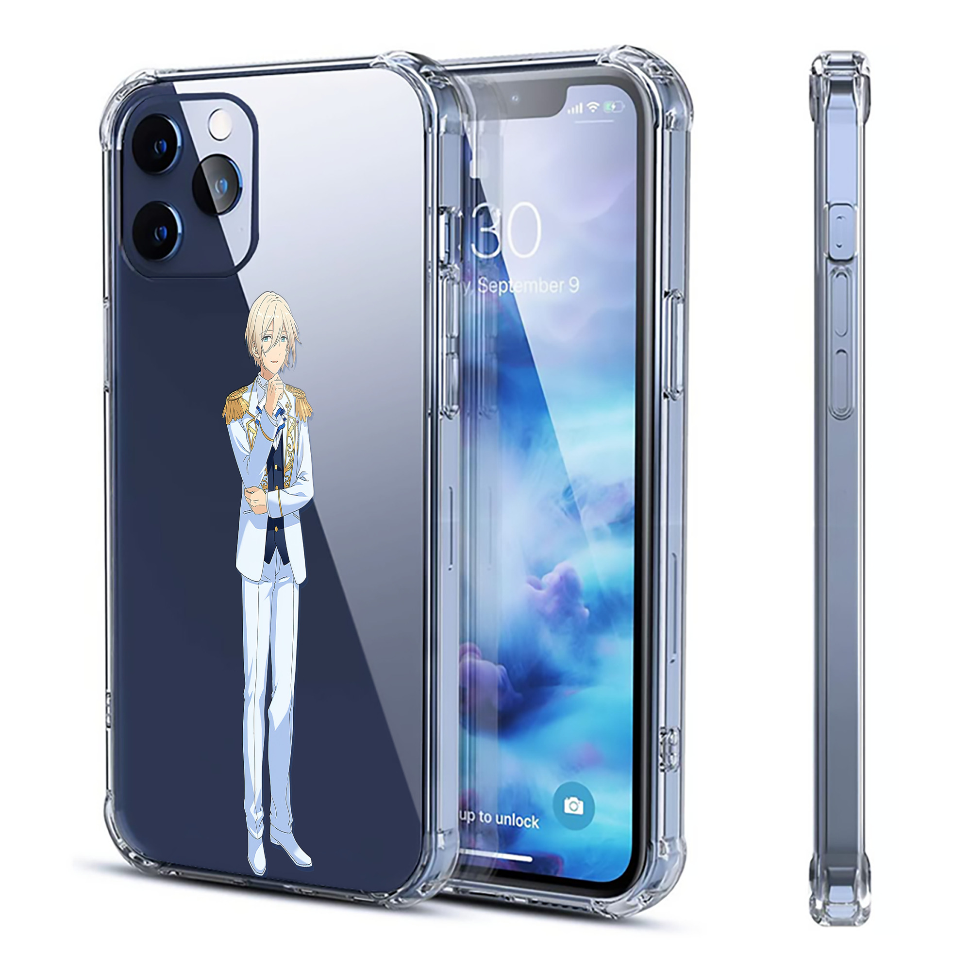（画像用） あんさんぶるスターズ! Ensemble Stars 【iPhone 12シリーズ対応】透明スマホケース（クリアソフトケース）